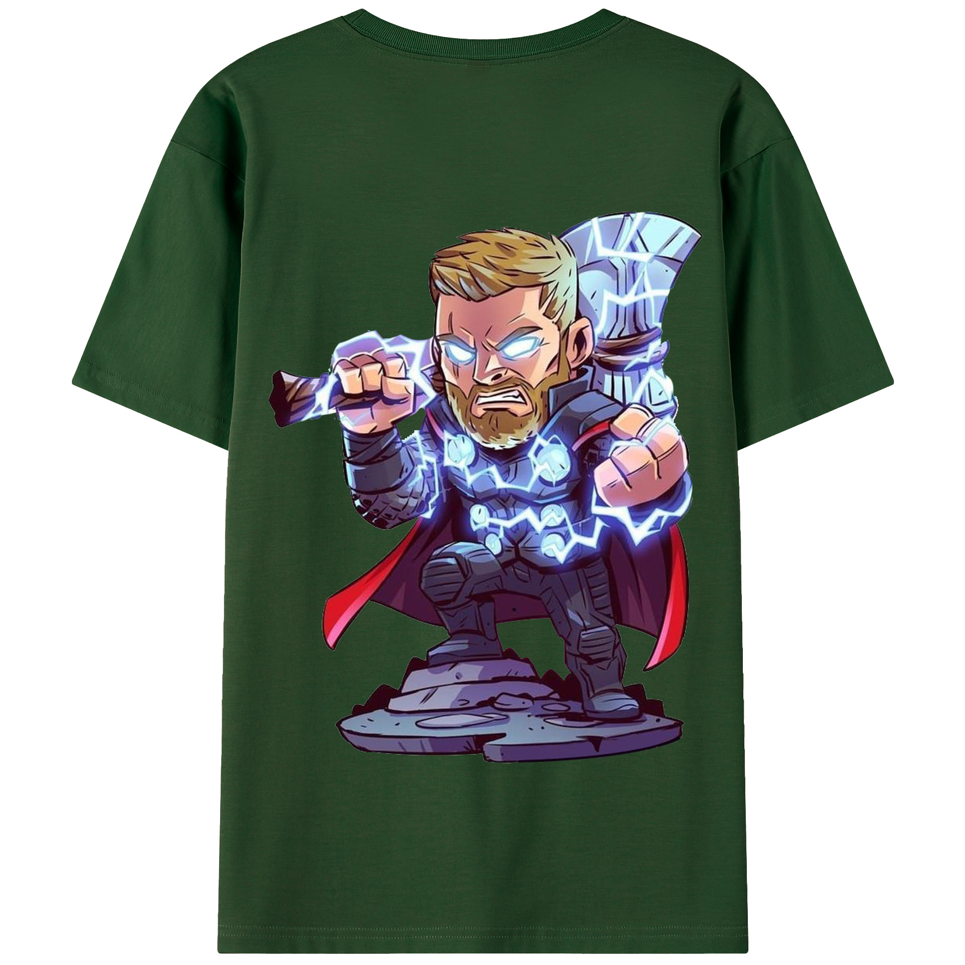 （画像用） アベンジャーズ The Avengers 綿100％半袖Tシャツ（背面プリント）
